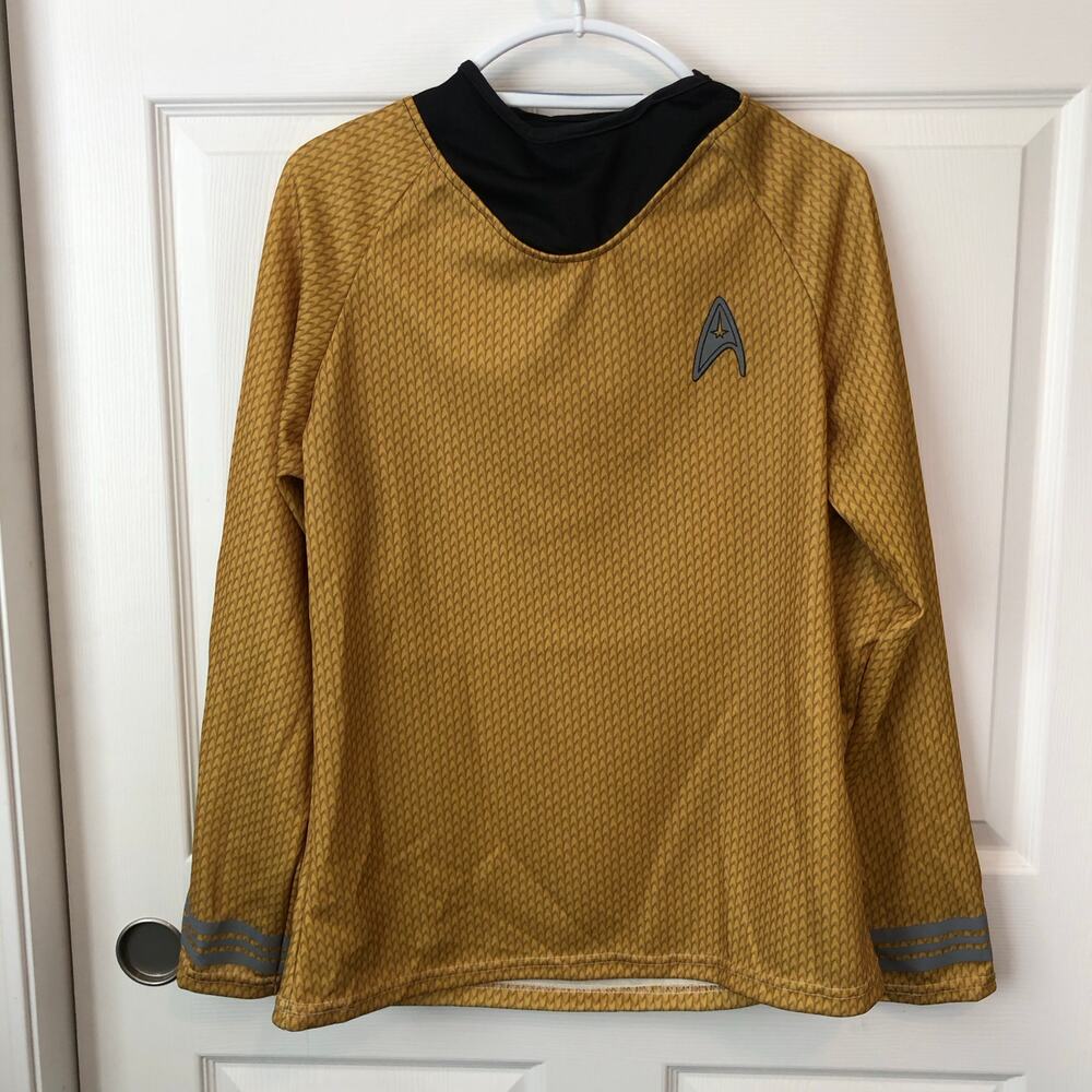 Captain Kirk Golden Shirt STAR TREK 2009 Rubie's Costume Men's Sz Medium